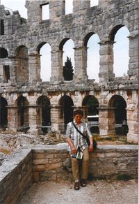 Anna De Tavernier in Venetië (2003).